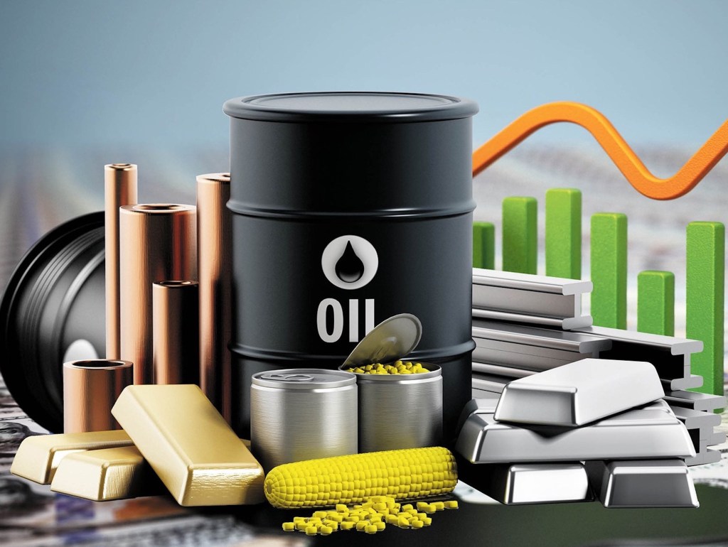 Commodities Fuel Oil Gold Bars